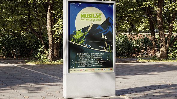 Variante de l'affiche de communication du festival Musilac
